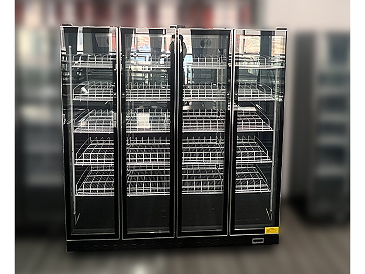 Beverage and Dairy Cooler — High-turnover drinks and dairy merchandising