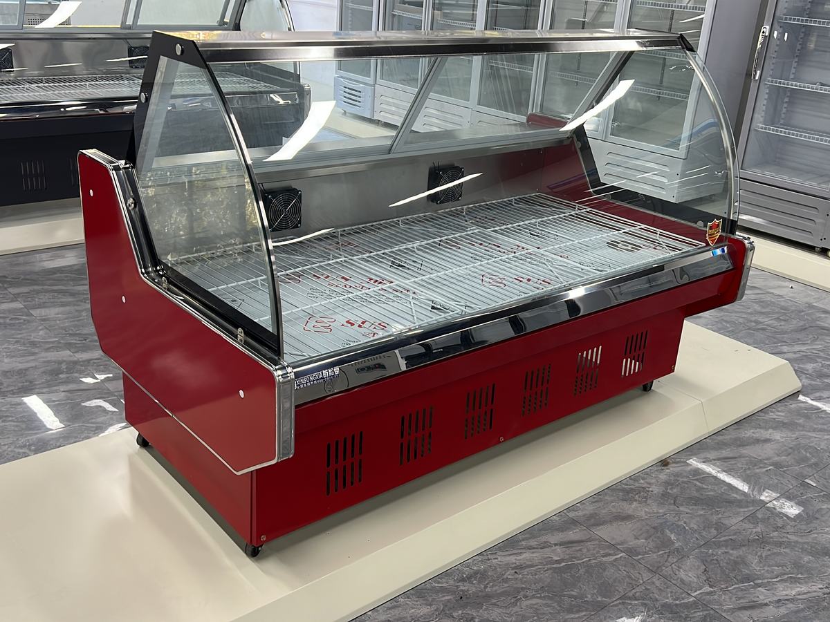 Supermarket Deli Display Counter — Direct- or air-cooled service display for deli and fresh-food counters